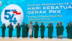 6,3 Juta Kader PKK Jadi Kekuatan Menuju Indonesia Emas 2045