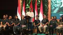 Presiden Joko Widodo memberi sambutan dalam Spirit of Millenials: Green Festival di Jakarta, Kamis (31/1). Acara ini juga untuk mendorong lahirnya ide-ide dan inovasi baru di sektor agrikultur. (Liputan6.com/Angga Yuniar)