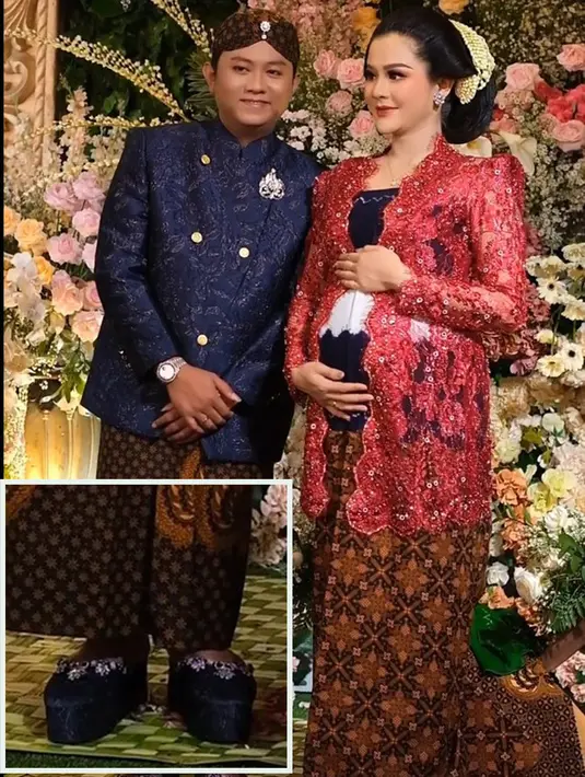 <p>Tiap batik yang dikenakan oleh calon ibu, memiliki nilai filosofi tinggi yang juga sebagai untaian atau pengharapan kepada Sang Pencipta. Kebaya ketiga yang dikenakaan Bella Bonita. [Instagram/asrileksono_parasasriofficial]</p>