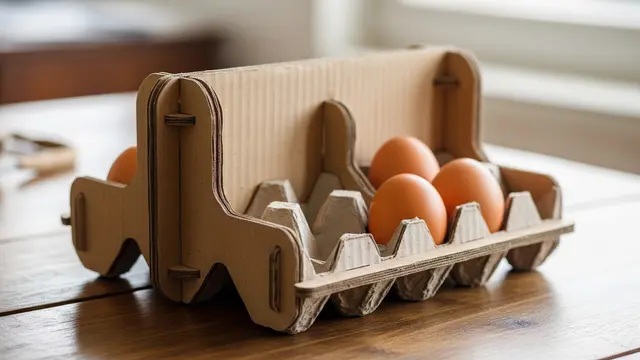 Tempat Telur dari Kardus