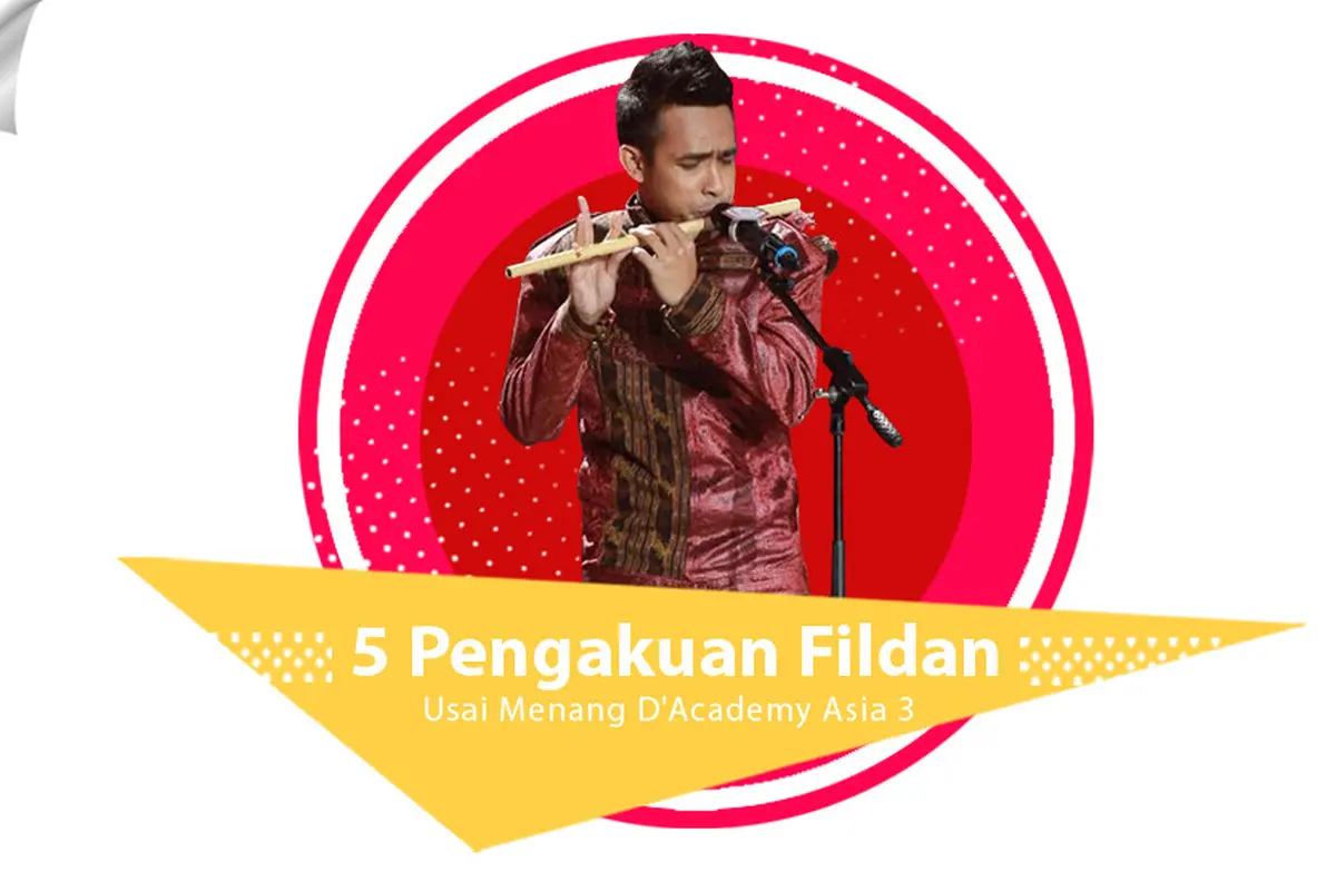 [Bintang] 5 Pengakuan Fildan Usai Menang D'Academy Asia 3