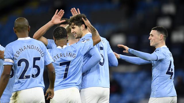 FOTO: Pesta 4 Gol ke Gawang Crystal Palace, Manchester City Melesat ke Posisi 2