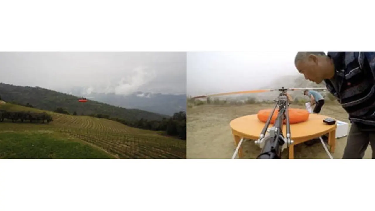 Helikopter nirawak Facebook, Tether-tenna. Dok: ubergizmo.com