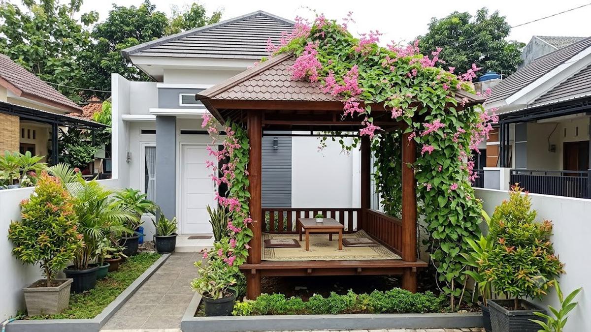 14 Tanaman Rambat yang Cocok untuk Gazebo, Suasana Rumah Sejuk Sepanjang Hari