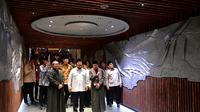 Presiden Prabowo Subianto, meresmikan Terowongan Silaturahim yang menghubungkan Masjid Istiqlal dan Gereja Katedral, Kamis (12/12/2024). (Tim Media Kemenag)