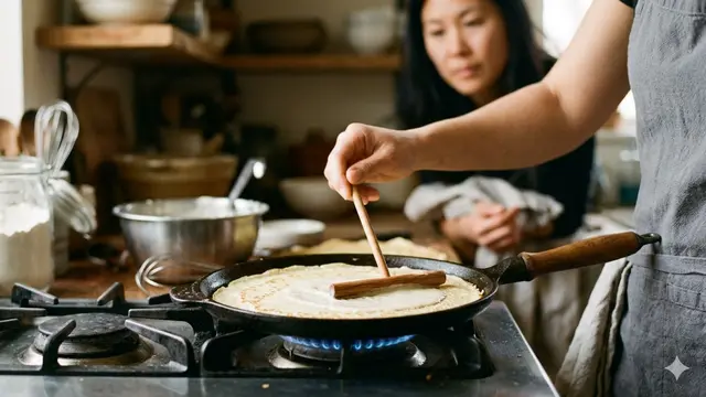 Resep Crepes Teflon Takaran Sendok (Foto: Gemini AI)