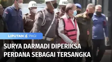 Tersangka kasus korupsi sebesar Rp 78 triliun, Surya Darmadi alias Apeng untuk pertama kali diperiksa sebagai tersangka. Namun pemeriksaan harus disudahi lebih awal karena Surya Darmadi sakit.