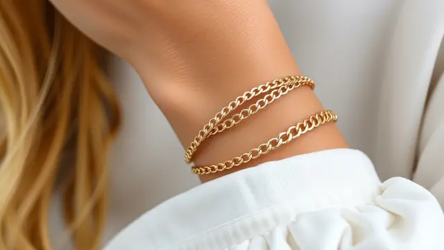 Model Gelang Emas Rantai yang Lagi Trend