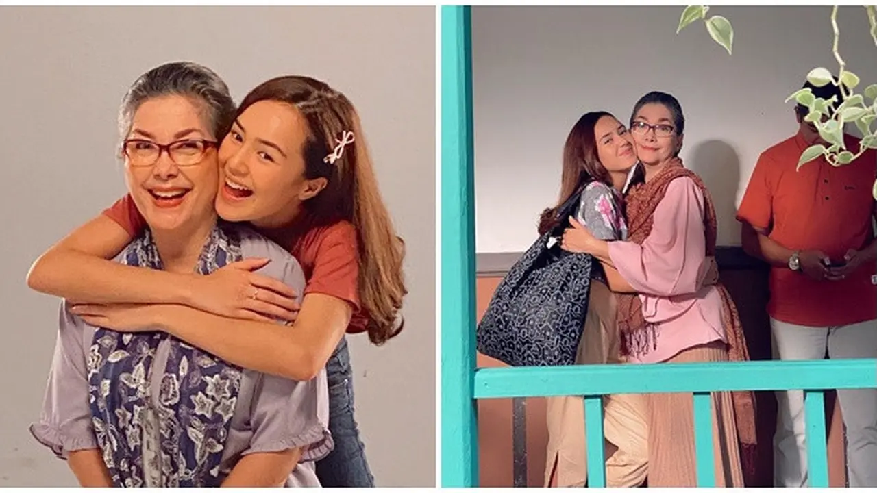 6 Potret Hangat Widyawati dan Beby Tsabina di Film Eyang Ti, Bak Cucu Kandung