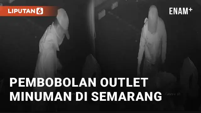 Beredar rekaman CCTV terkait aksi pembobolan sebuah outlet minuman. Aksi pembobolan ini terjadi di Sendangmulyo, Semarang