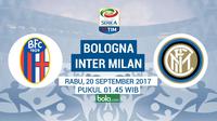 Serie A 2017 Bologna Vs Inter Milan (Bola.com/Adreanus Titus)
