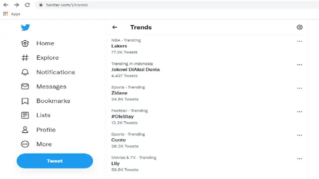 #OleStay Trending di Twitter.
