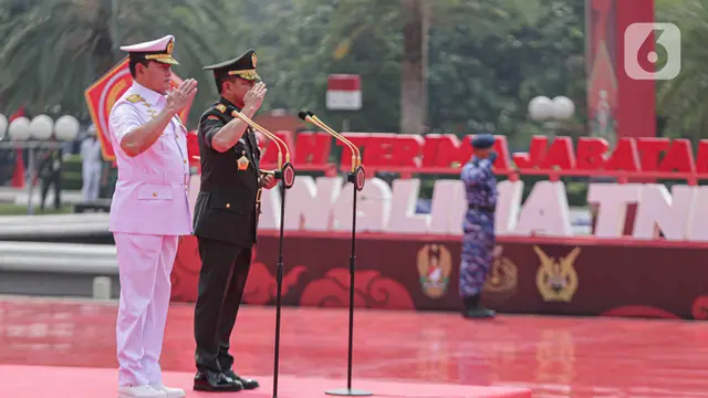 Laksamana Yudo Resmi Serahkan Jabatan Panglima TNI ke Jenderal Agus Subiyanto
