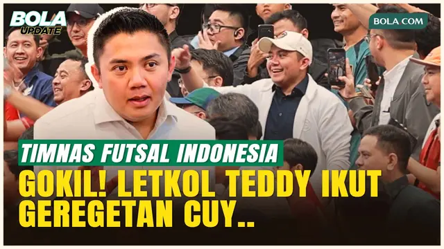 Sekretaris Kabinet Teddy Indra Wijaya Terciduk Menonton Timnas Futsal Indonesia Vs Vietnam!