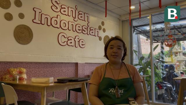 Fani, pemilik Sanjan Indonesia Cafe di Chiang Mai