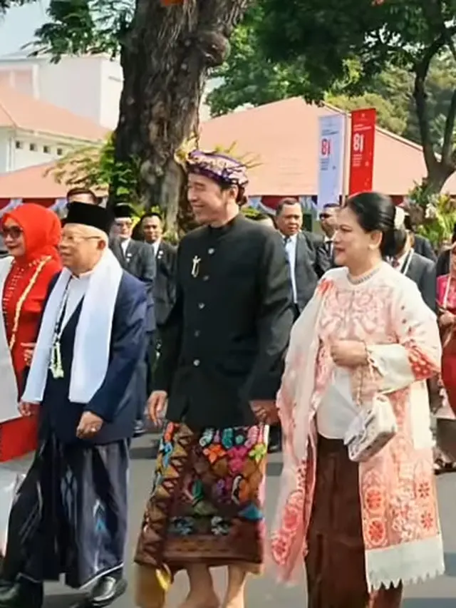 Iriana Jokowi Bawa Chanel Mini Flap Bernuansa Merah Putih di HUT RI ke-81, Jadi Tas Langka dengan Desain Unik