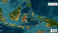 Hujan Berpotensi Turun di Wilayah Karhutla, Begini Sebaran Hotspot Hari Ini