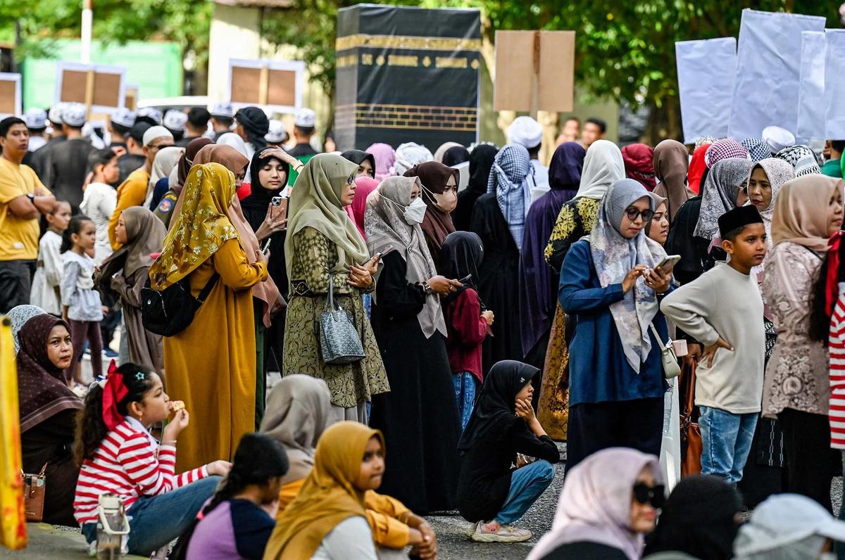 FOTO: Ribuan Siswa Semarakkan Pawai Tahun Baru Islam di Banda Aceh