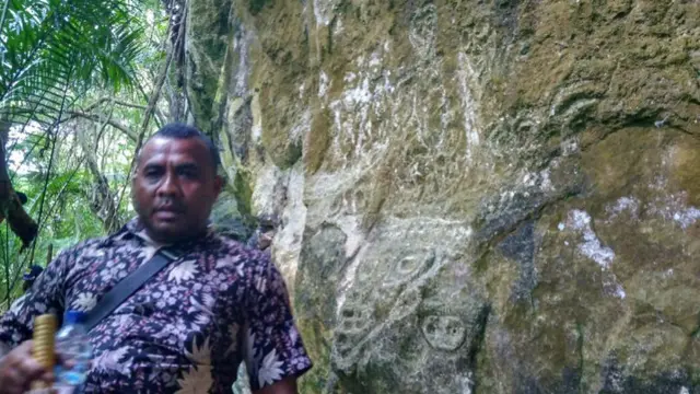 Penemuan ukiran kuno di Lembata NTT