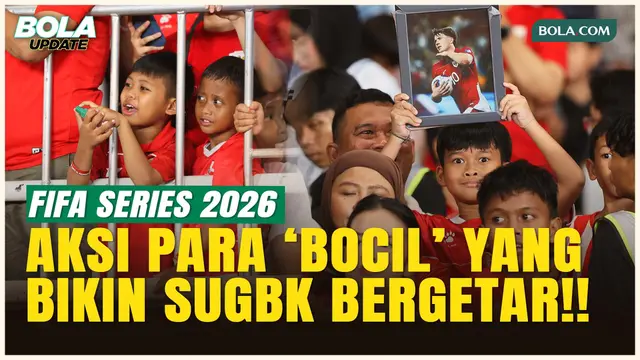 Momen Suporter Cilik Timnas Indonesia Membara saat Timnas Indonesia Bekuk Saint Kitts & Nevis