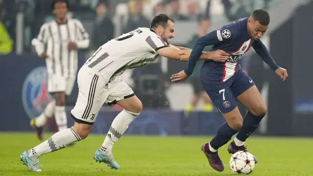 Foto: Juventus Tutup Laga Terakhir Fase Grup Liga Champions dengan Kekalahan dari PSG