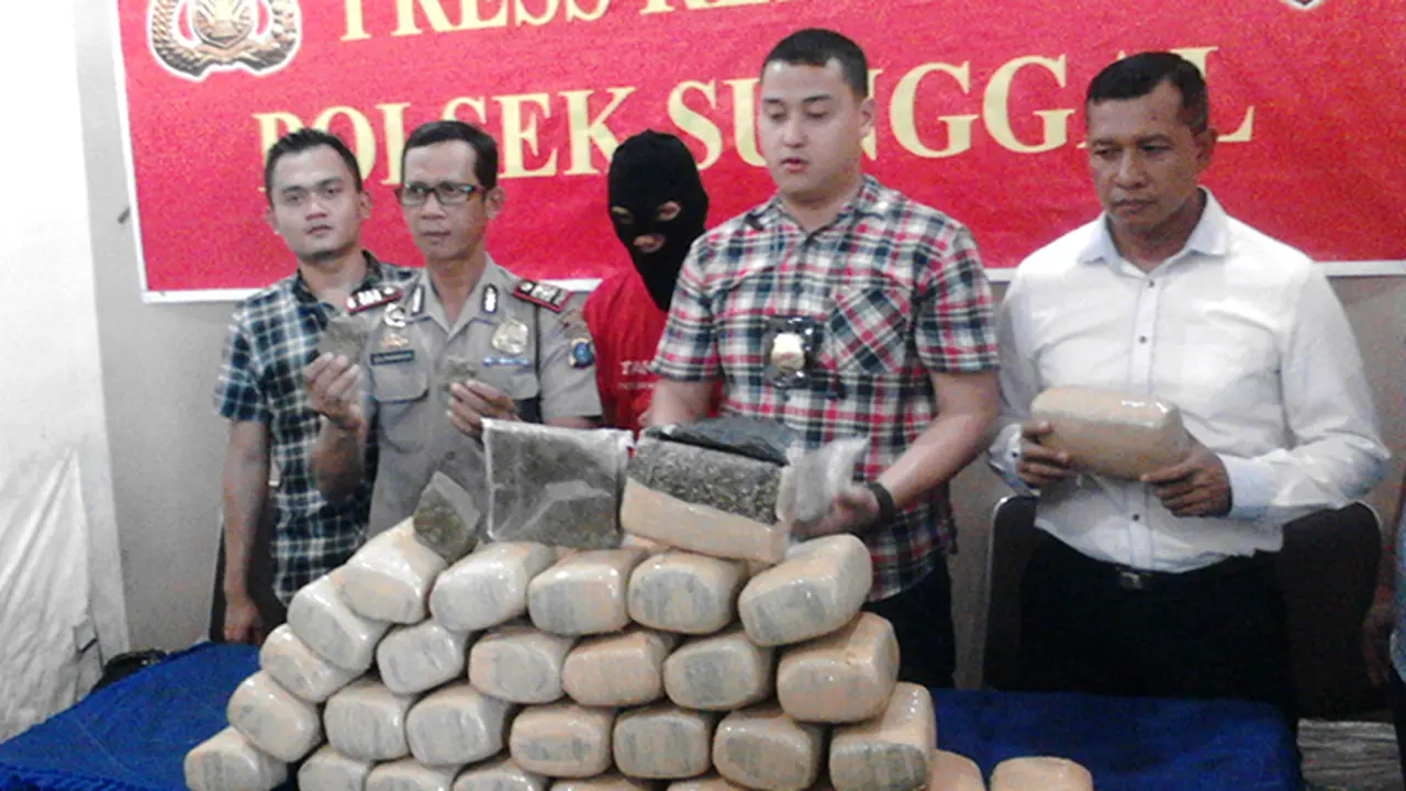 Polisi Medan Gagalkan Kiriman Dodol Ganja dari Aceh ke Pekanbaru