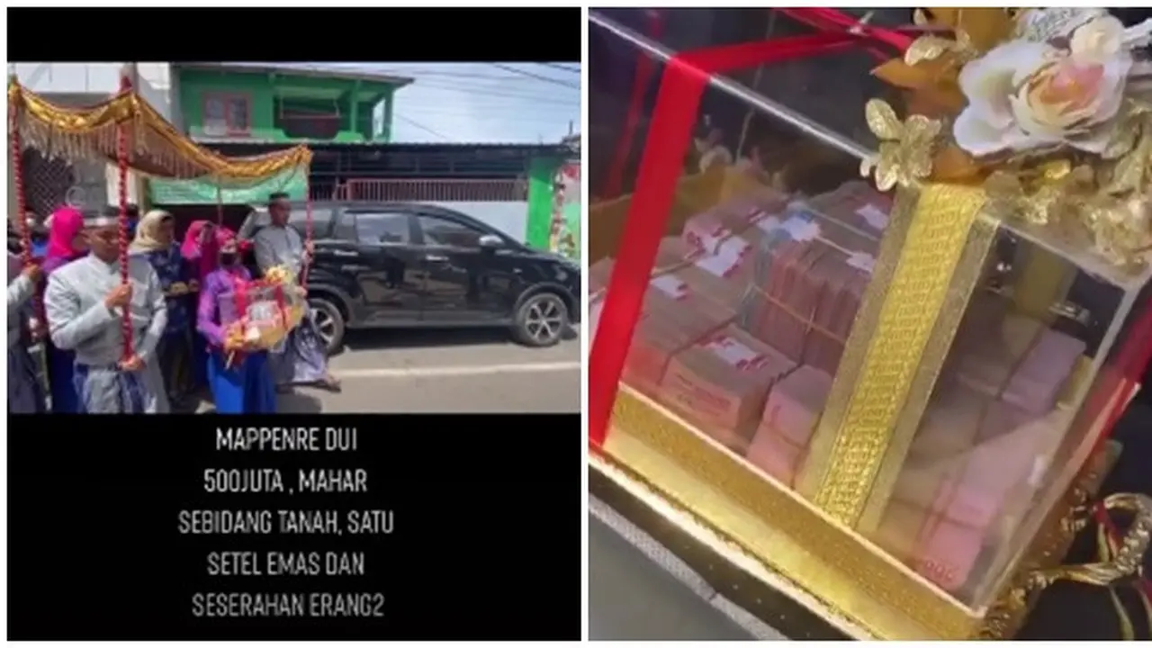 Beri Mahar Rp 500 Juta dan Sebidang Tanah, Video Lamaran Pasangan Ini Viral