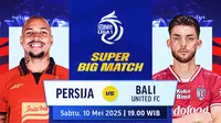 Live Streaming Big Match BRI Liga 1: Persija Jakarta vs Bali United di Vidio