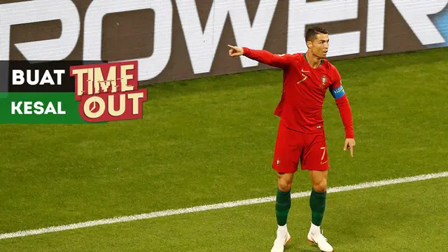 Berita video Time Out kali ini tentang Cristiano Ronaldo yang membuat kesal Pelatih Timnas Iran di Piala Dunia 2018.