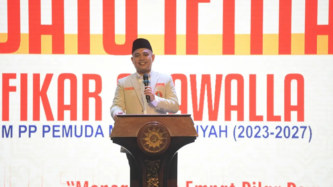 Ketua Umum PP Pemuda Muhammadiyah sekaligus Wakil Menteri Pekerja Migran Indonesia, Dzulfikar Ahmad Tawalla.