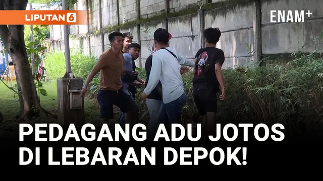 VIDEO: Lebaran Depok Diwarnai Adu Jotos Pedagang!