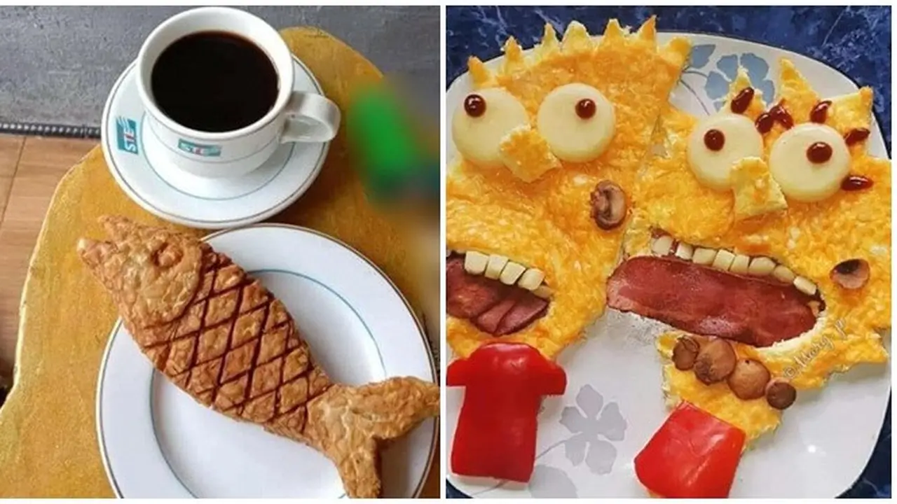 Terlalu Kreatif, 7 Potret Bentuk Penyajian Makanan Ini Unik Banget