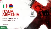 Kualifikasi Piala Eropa 2020 - Italia Vs Armenia (Bola.com/Adreanus Titus)