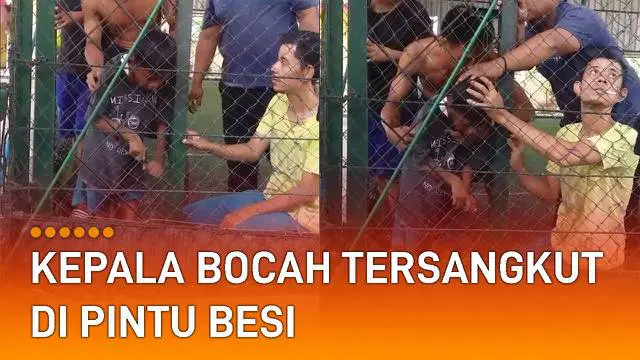 Warganet turut dibuat gemas karena bocah itu menangis kencang saat ditolong.