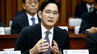 Lee Jae-yong merupakan putra dari ketua dewan komisaris grup Samsung, Lee Kun-hee. (Associated Press)