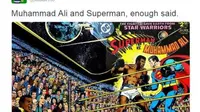 Pertarungan Spektakuler 'Superman Vs Muhammad Ali'