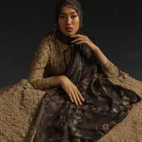 Hijab dan gamis motif saat Ramadan. (Foto: instagram/kamiidea)