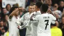 Kemenangan atas Salzburg membuat Real Madrid naik ke peringkat 16 klasemen dengan raihan 12 poin dari tujuh laga. Sementara RB Salzburg terpuruk di posisi bawah. (Pierre-Philippe MARCOU/AFP)