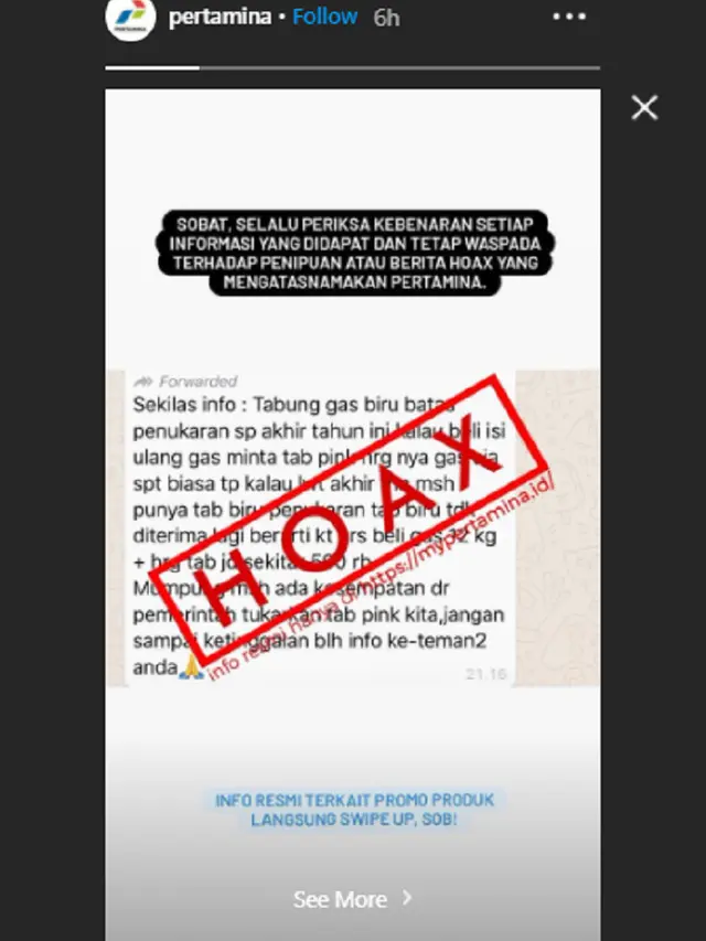 Bantahan dari Pertamina