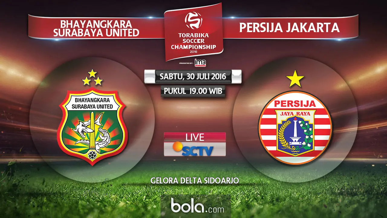   Bhayangkara Surabaya United Vs Persija jakarta (Bola.com/Adreanus Titus)