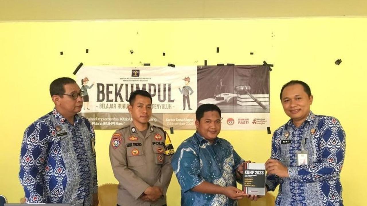 Kemenkum Babel Tingkatkan Pemahaman Hukum Warga Melalui Program 'Berkumpul' di Desa Terpencil