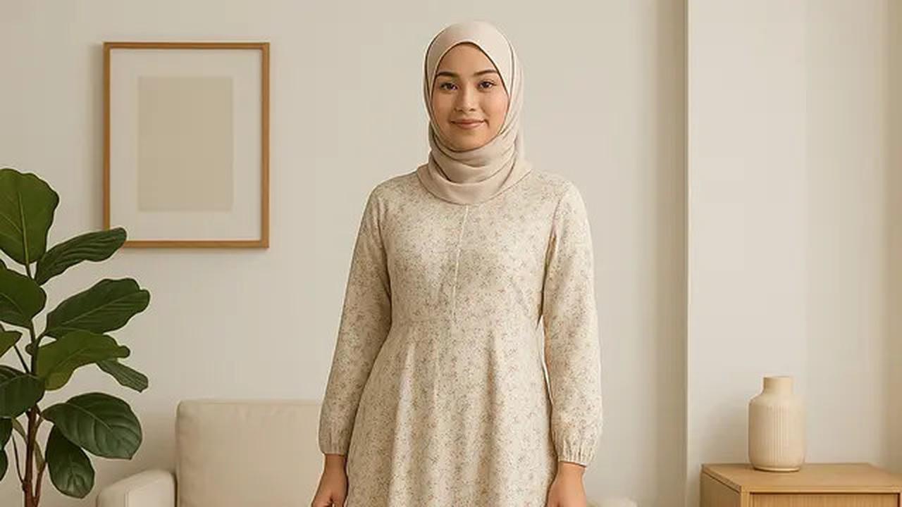 7 Model Gamis Katun Terbaru 2025, Tampil Stylish dan Tetap Nyaman Sepanjang Hari