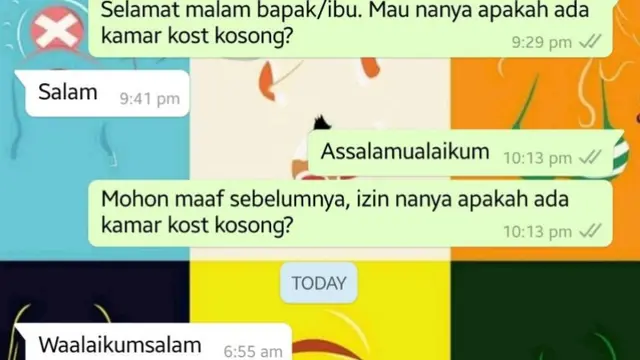 8 Chat Lucu Susahnya Nyari Kos Ini Bikin Geleng-Geleng Kepala