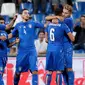 Timnas Italia Vs Timnas Israel. (AP Photo/Luca Bruno)