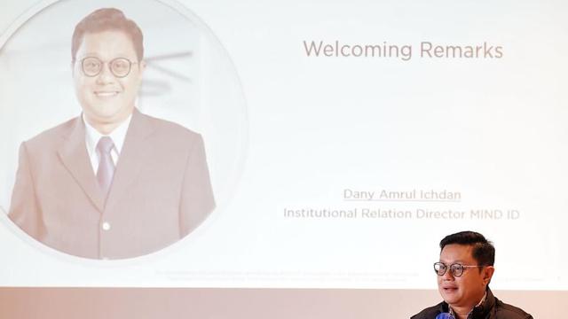 Direktur Hubungan Kelembagaan BUMN Holding Industri Pertambangan, Mining Industy Indonesia (MIND ID), Dany Amrul Ichdan