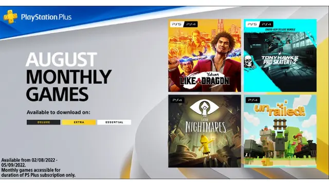 PS Plus Agustus 2022