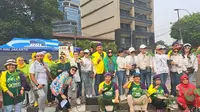 Iluni Menwa UI melakukan sosialisasi kegiatan Go Green Expo di Balairung, Kampus UI Depok 9-10 Desember 2023. (Istimewa)