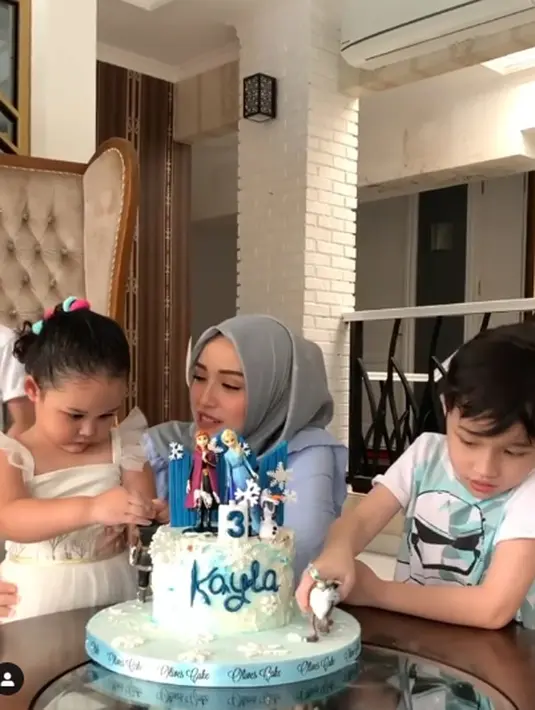 Ultah Kayla Anak Pasha Ungu (Instagram/adeliapasha)