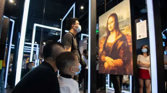 FOTO: Mengenang Leonardo da Vinci Lewat Pameran Seni
