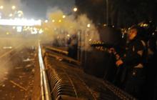 Demonstran di DPR kocar-kacir